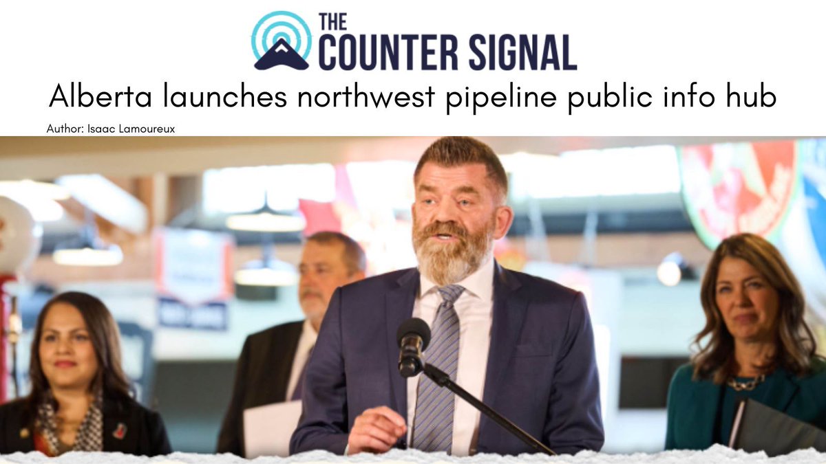 BrianJeanAB's tweet photo. “Alberta is moving full steam ahead on its plan for an oil pipeline to Canada’s northwest coast, launching a new public webpage to advance the critical project.”
#NorthwestPipeline #Alberta
https://t.co/XAeF81tU0E https://t.co/nkZoEEyVtT