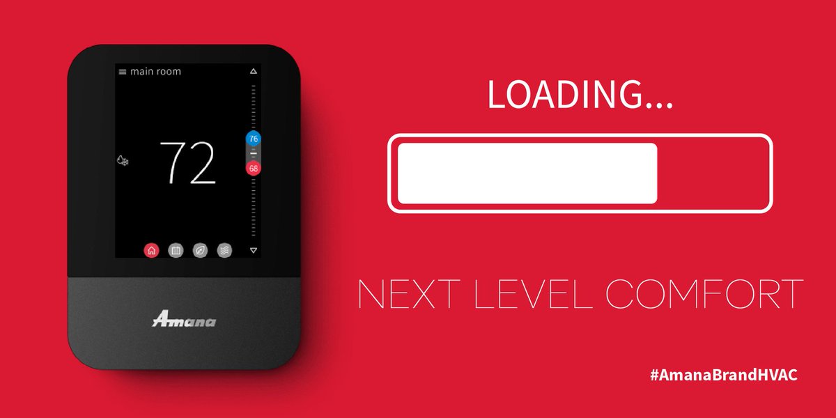 Take your comfort to the next level with the Amana brand Smart Thermostat's advanced features:  bit.ly/4a1065c