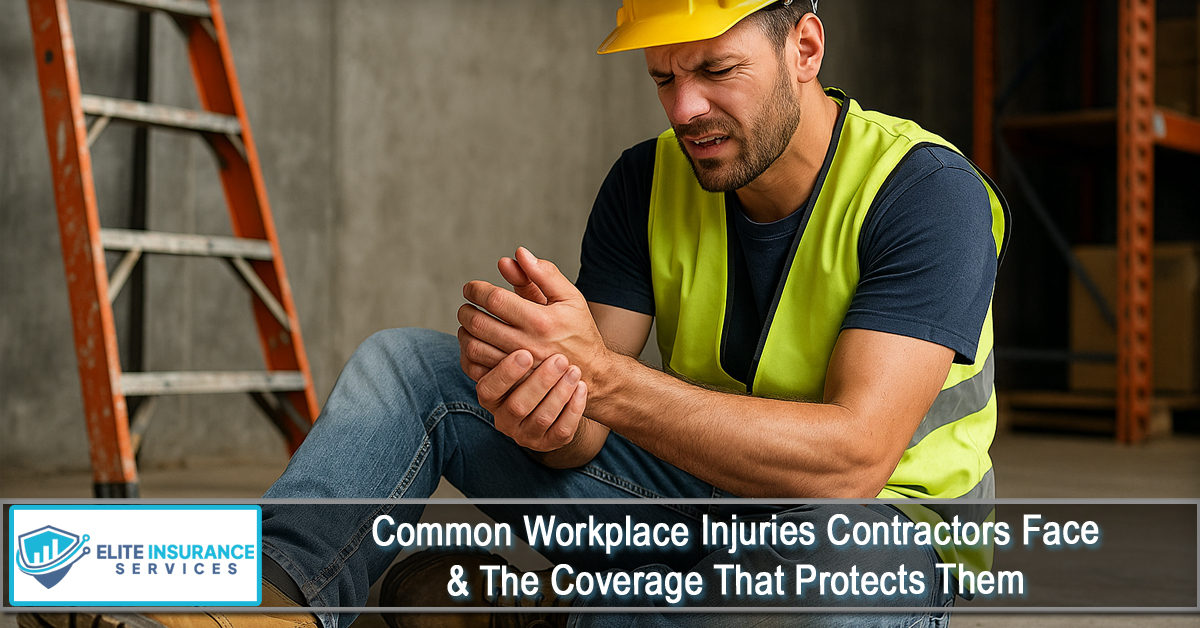 EliteInsurance8's tweet image. Common Workplace Injuries Contractors Face &amp;amp; The Coverage That Protects Them insure-elite.com/blog/common-wo…