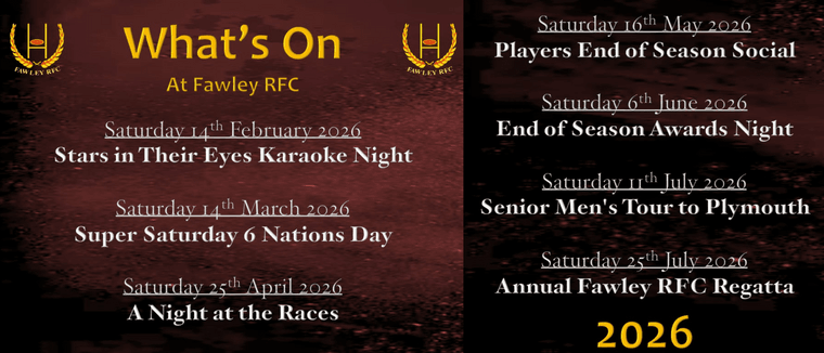 What's on at Fawley RFC Spring 26 #Pitchero
pitchero.com/clubs/fawleyrf…