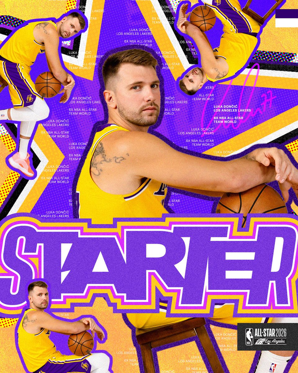 Introducing your 2025-26 All-Star Starter: LUKA DONČIĆ