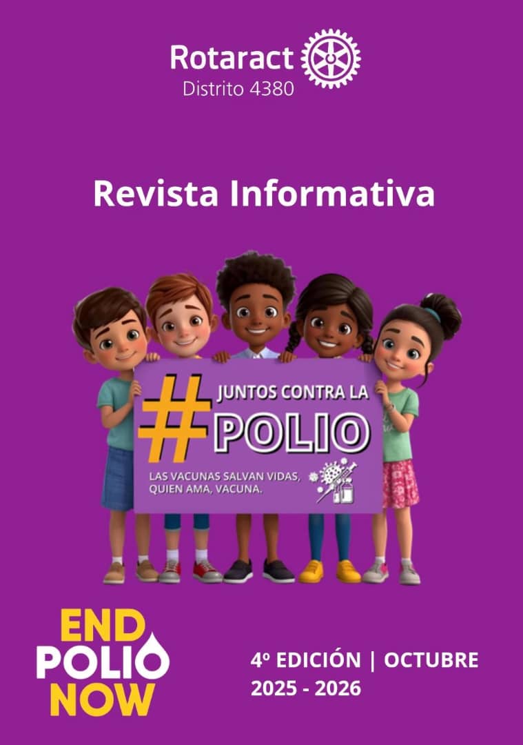 Buenas 🤩 traemos la revista del mes de Octubre 

👥 En esta Cuarta edición es sobre la campaña End Polio Now 🤏🏻

⚙️ Recuerda compartirlo con tu club

📎 Enlace de la revista leggins-df.my.canva.site/iv-revista-dis…