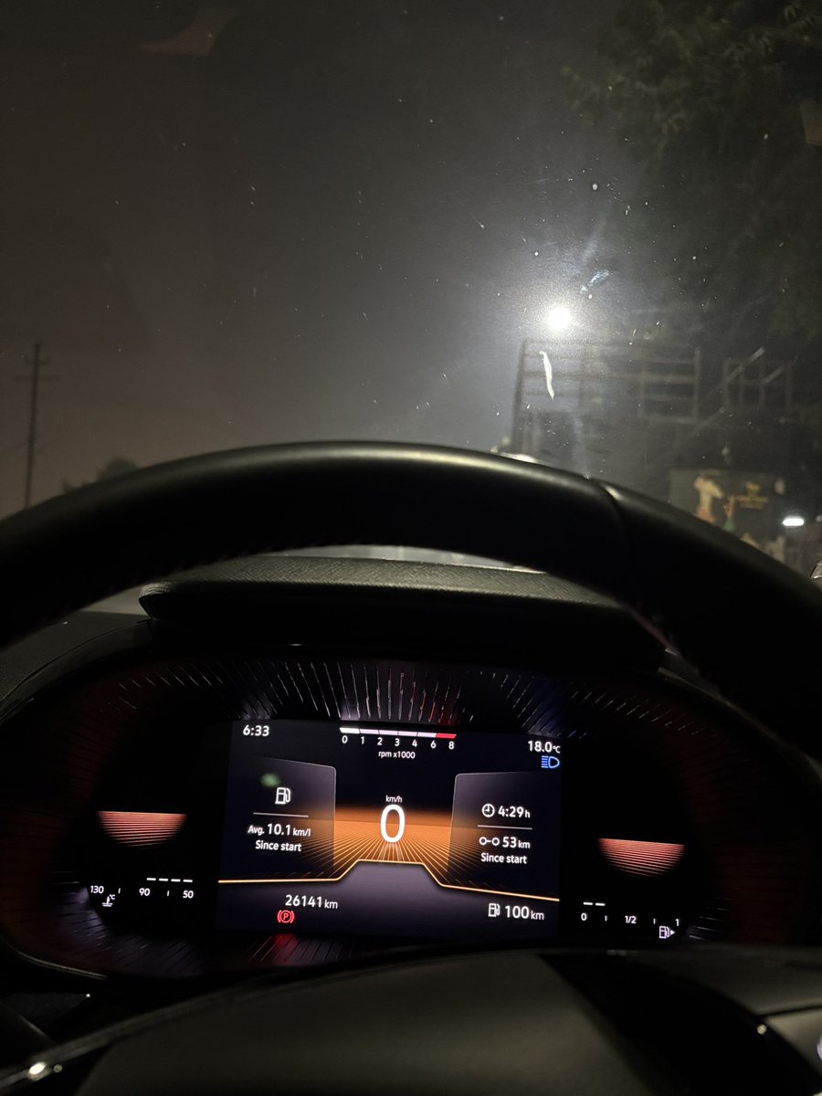 Less mileage. More fun. ❤️

Empty roads, good music, and your own thoughts. That kind of silence you need once in a while. 🌝