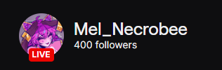 forgot to say this earlier but we hit 400 followers last week, ty to all of you that are here to support me, means alot meows~