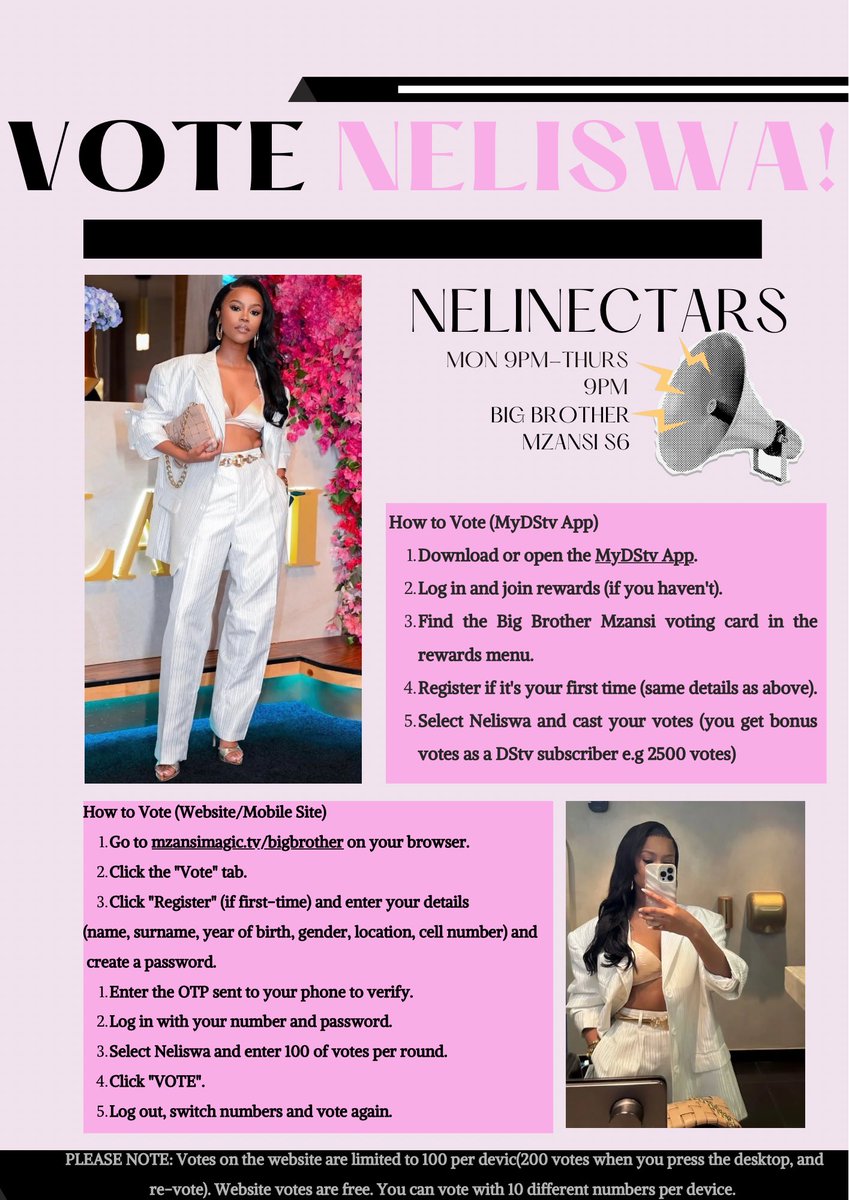 neliswa__ngada's tweet image. VOTING MATERIALS FOR NELISWA 
WE PIN FOR NELISWA 

#BBMzansiS6 #Bazozwa #NeliNectars #NeliswaNgada