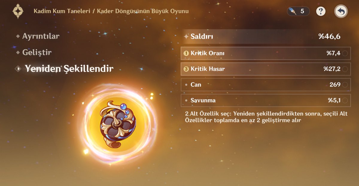 clorinde icin domain girerken gelen o saat..