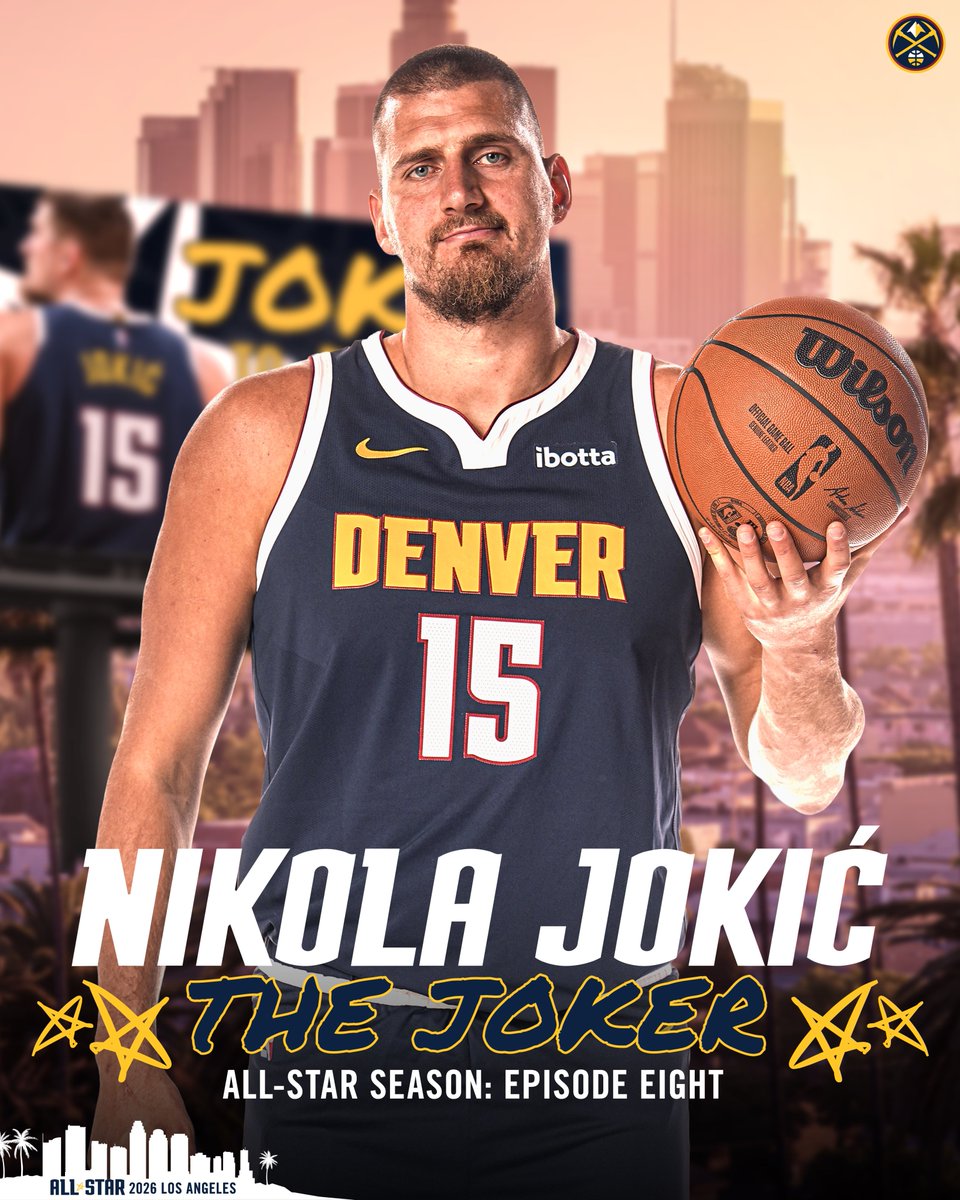 Returning to screens near you: 8x All-Star, Nikola Jokić!