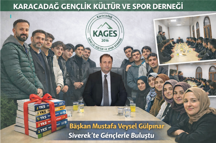 haberurfajansi's tweet photo. KAGES Başkanı Mustafa Veysel Gülpınar, Siverek’te YKS’ye hazırlanan gençlerle buluştu. Öğrencilere kitap seti hediye edildi. Eğitime destek mesajı verdi.
📚🎓
 https://t.co/V67secEgEs
#KAGES #Siverek #YKS #Gençlik #EğitimDesteği https://t.co/NIJUihra35