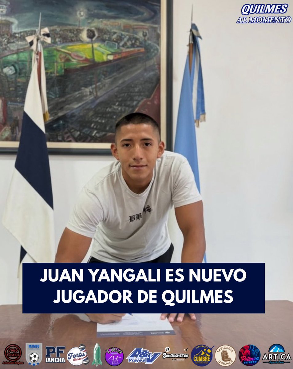 FIRMÓ EL 5 

El Volante Central de 25 años Juan Yangali firmó su contrato con el cervecero hasta Diciembre de 2026, tras su paso por Gimnasia y Esgrima de La Plata.