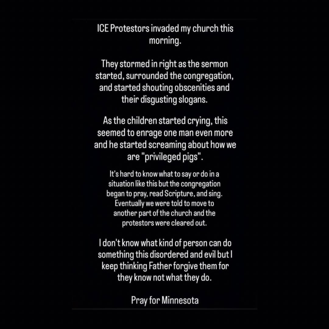 GrageDustin's tweet image. A message from one of the members of Cities Church in St. Paul, Minnesota:

“As the children started crying, this enrage one man even more and he started screaming about how we are ‘Privileged pigs.’”

We’re dealing with truly evil people.