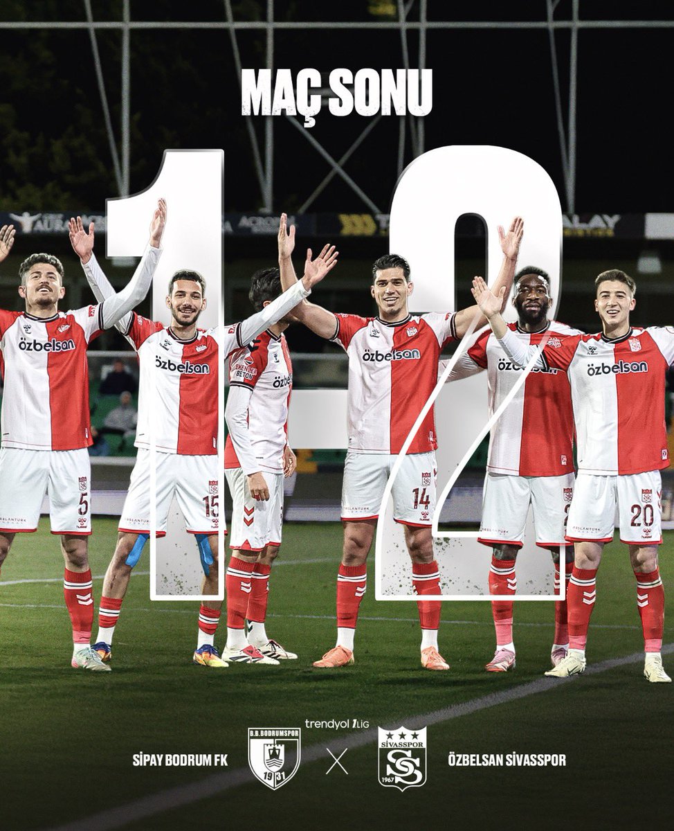 MAÇ SONU |  
Sipay Bodrum FK 1-2 Özbelsan Sivasspor  

📲 #BODvSVS | #GösterGücünü