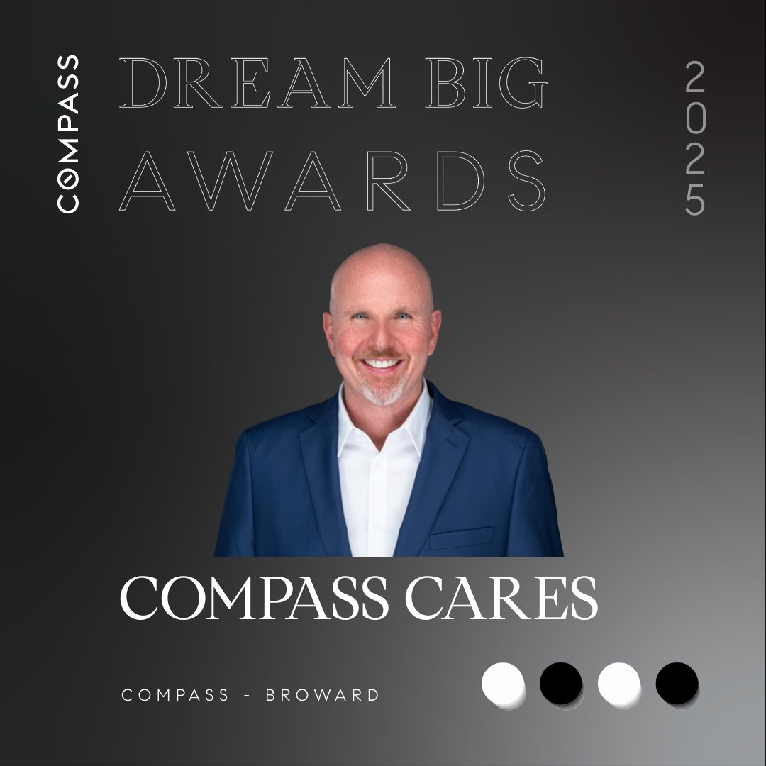 MiamiMoish's tweet photo. Honored to be recognized at the @CompassFL Broward County Dream Big Awards for achieving the Compass Cares award. I thank my incredible clients and look forward to helping you with your real estate goals in 2026.

#CompassCares #CompassFL #FortLauderdale #RealEstate #MiamiMoish https://t.co/6m7GlsppqG