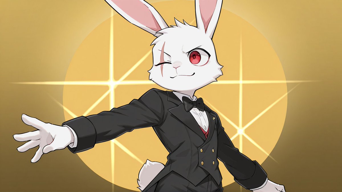 Monday look "if I were a classy villain". 😎
#AIart︎ #furry #furryart