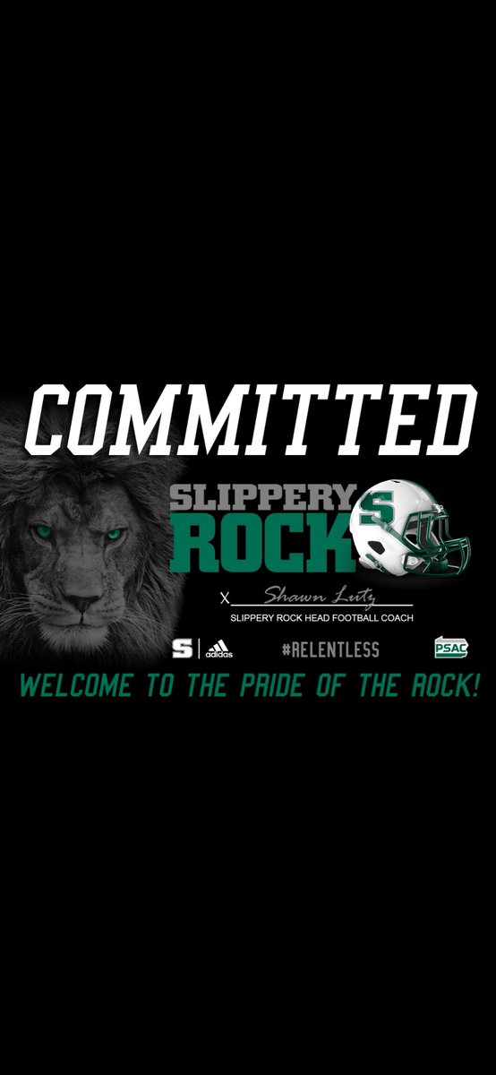 CalMaloney79's tweet photo. Beyond blessed to say I have committed to @SRURockFB💚!!! I want to thank @lutzsru, @coach_marella, and @PSteel78 for believing in me. I can't wait to get to work! https://t.co/cBoYUG96if