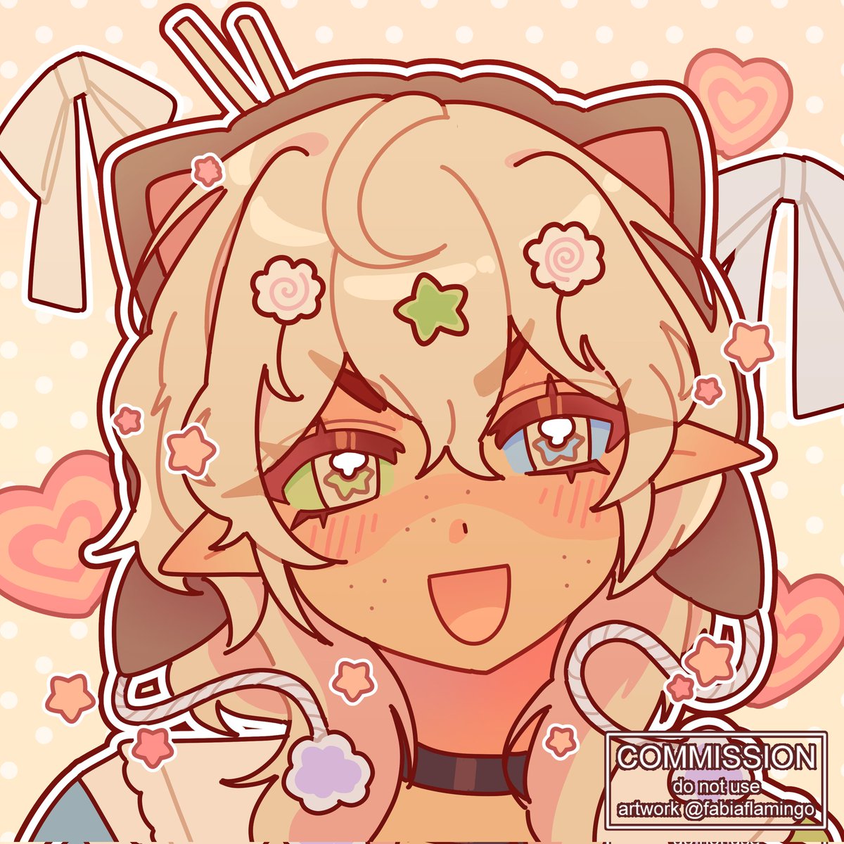 fabiaflamingo's tweet photo. all the skeb icon comms I've done so far! ⭐️

#vgencomm #skeb https://t.co/LGErQGqReo