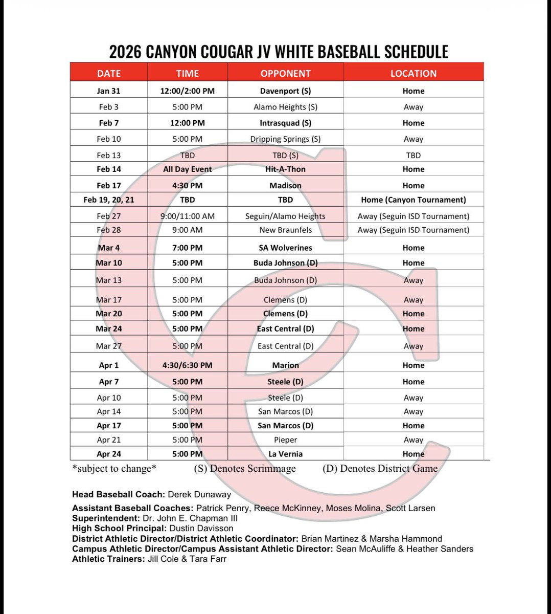 Canyon Cougar Baseball tweet media