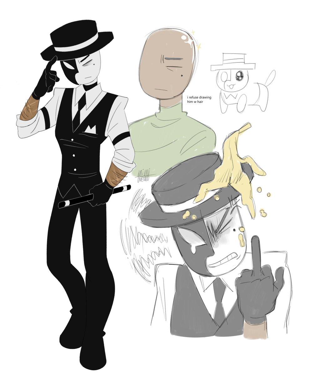 mimi_onetwo's tweet photo. redrew artful bcz i knew i could do better😝✌️i like bald artful #artful #dieofdeath #dieofdeathfanart https://t.co/LYFxdKDcnh