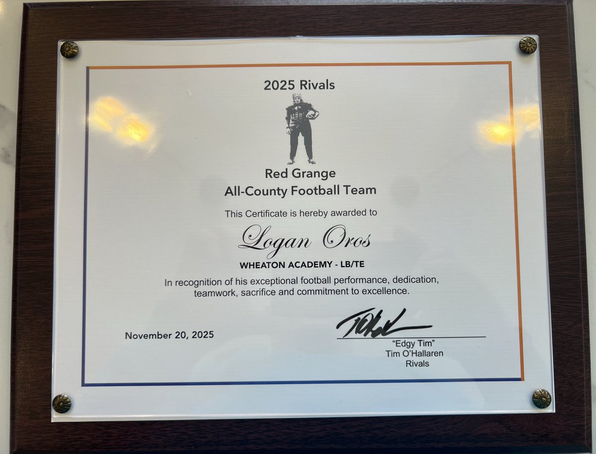 Logan Oros 27’ | LB-ATH | Wheaton Academy HS #agtg tweet media