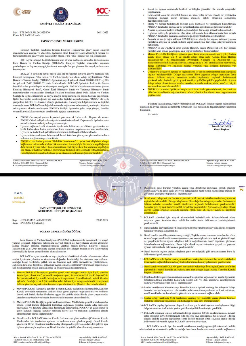 17 Ocak 2026 tarihinde yayınlanan resmi gazete ile Polis Bakım ve Yardım Sandığı'na <a href="/PolsanKurumsal/">POLSAN Kurumsal</a> (POLSAN) ilişkin 1998 tarihli tüzük yürürlükten kaldırıldı.

Yerine yayımlanan yeni yönetmelikle Sandığın yapısı, yönetimi, denetimi, üyelik sistemi ve yardımlara ilişkin kurallar