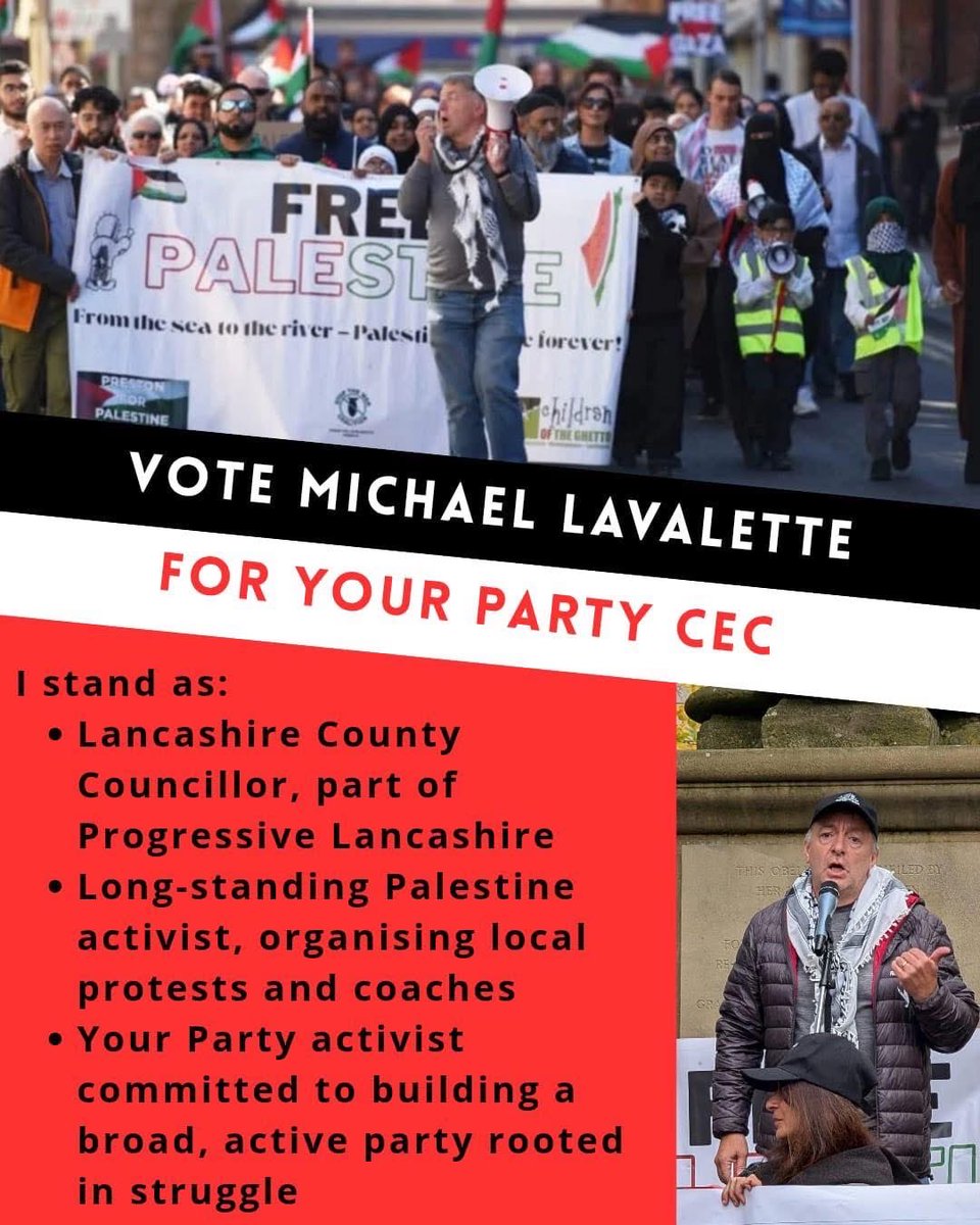 Vote Michael Lavalette! Nominate Michael for the YP CEC which you can do from Wednesday!