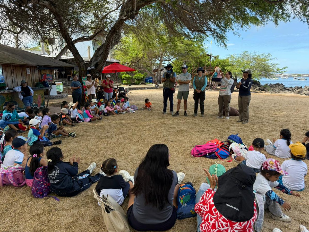 parquegalapagos's tweet photo. Educación ambiental que forma guardianes desde la infancia

La #DPNG junto a @Worldvets realizó una jornada educativa con niños y niñas de la U.E. Alejandro Alvear, fortaleciendo la Red de Respuesta Rápida (#RRR).

Aprendieron a:
* Cuidar la fauna silvestre
* Reportar casos oportunamente
* Trabajar junto a familias e instituciones

Así vinculamos a la comunidad y sembramos conciencia para proteger #Galápagos desde temprana edad.