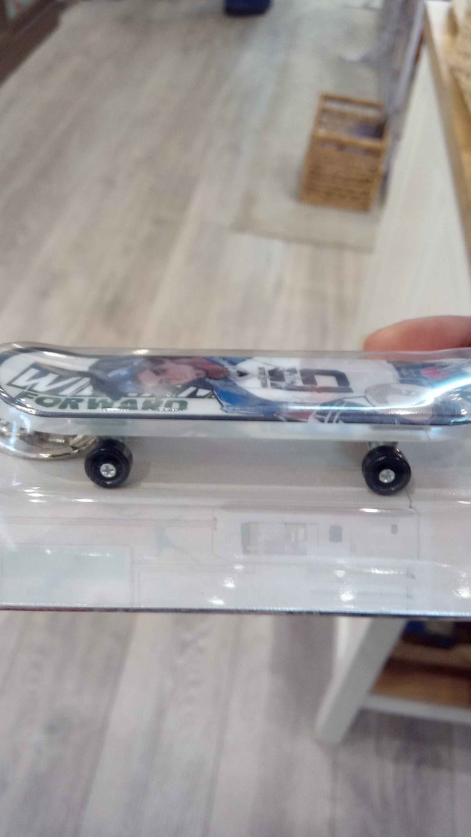 I also got this William skateboard keychain from the store I was sooo thrilled when I saw it omg