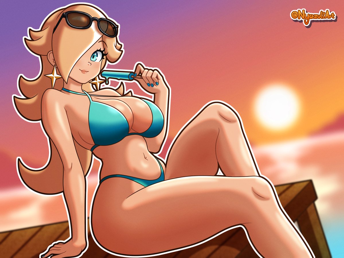 NyazuliArt's tweet image. Sunset Rosalina ✨🌊🌅
#Rosalina #Nintendo