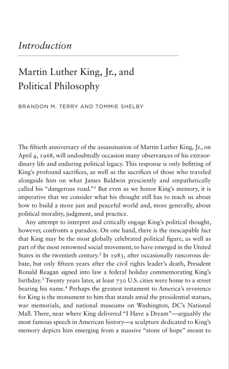 MLK Day Readings not written by King: