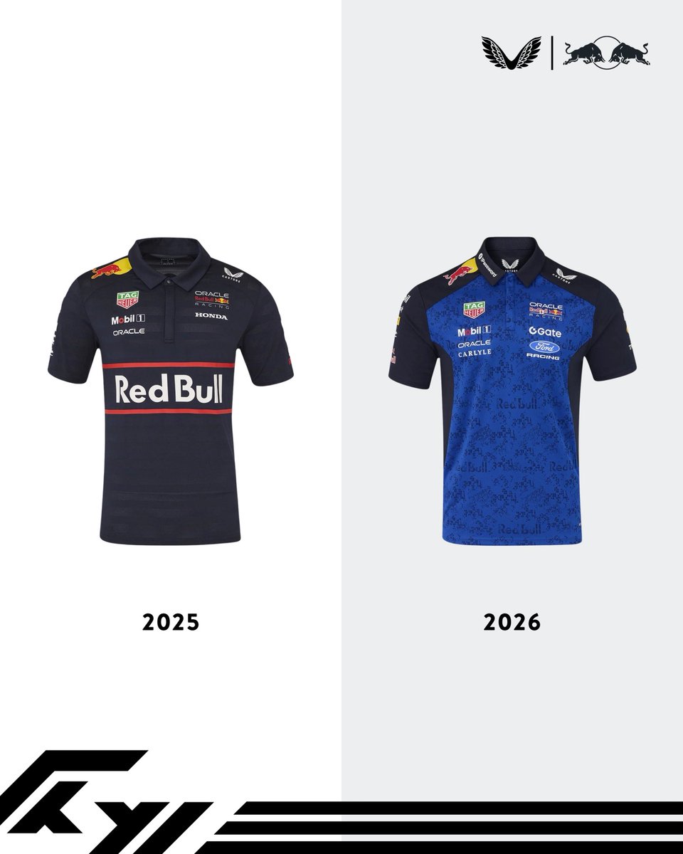 FormulaXtreme's tweet photo. Dos temporadas, una misma actitud ganadora 💥

👕 El 2025 mantiene el ADN clásico, pero 2026 eleva todo: diseño más técnico, detalles modernos y el poder de Red Bull + Ford marcando el futuro

🏁 Si te gusta ir un paso adelante, ya sabes cuál elegir en https://t.co/sCzLLFBDt1 https://t.co/7qkhGIdjQc