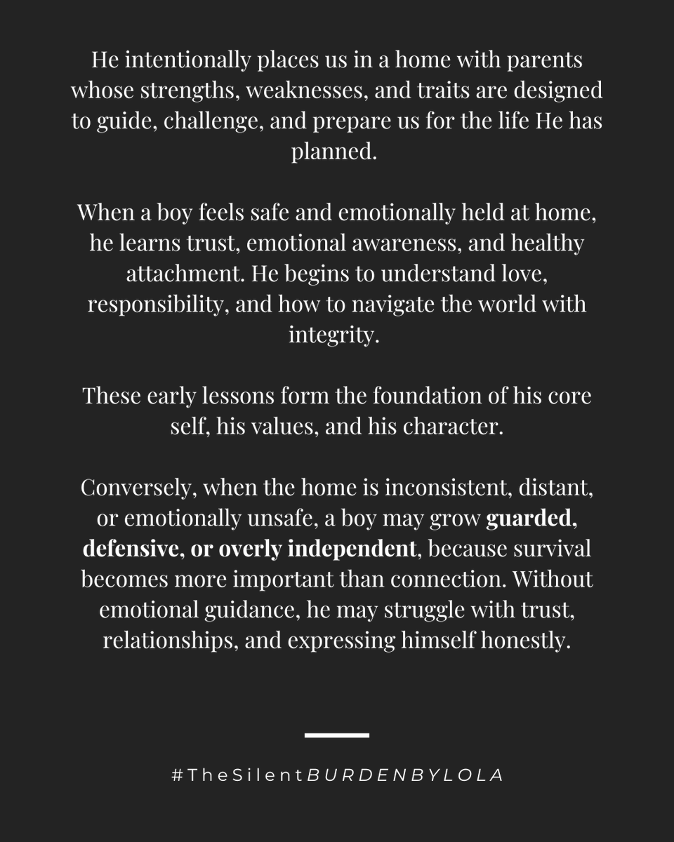 Lholar6's tweet image. Day 19: Family one is the HOME.

This is a raw space; Let's learn together.
#Safespaceformen #MaleChild
