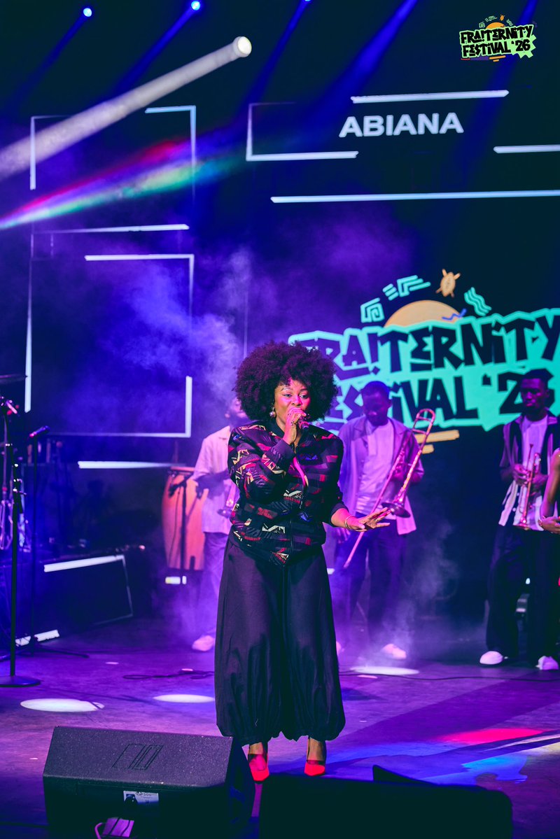 I  just SLAYED the stage at Fraternity <a href="/thebandFRA/">FRA!</a> yall got some dope Aura 🔥 The energy was LIVED! If you missed it, you see and feel it #FraternityFestival #Abiana #LiveMusic #GhanaMusic"

Want me to adjust anything?