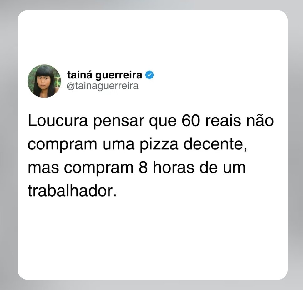 RaimundoDante's tweet image. Rapaz se isso que não for o melhor argumento para o fim da jornada 6X1 eu não sei o que pode ser.