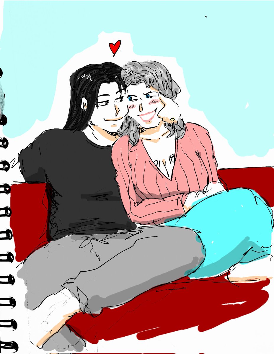 TaiyoDrawzz's tweet image. Speaking of ( my last post ) I made this sketch of them 🩷