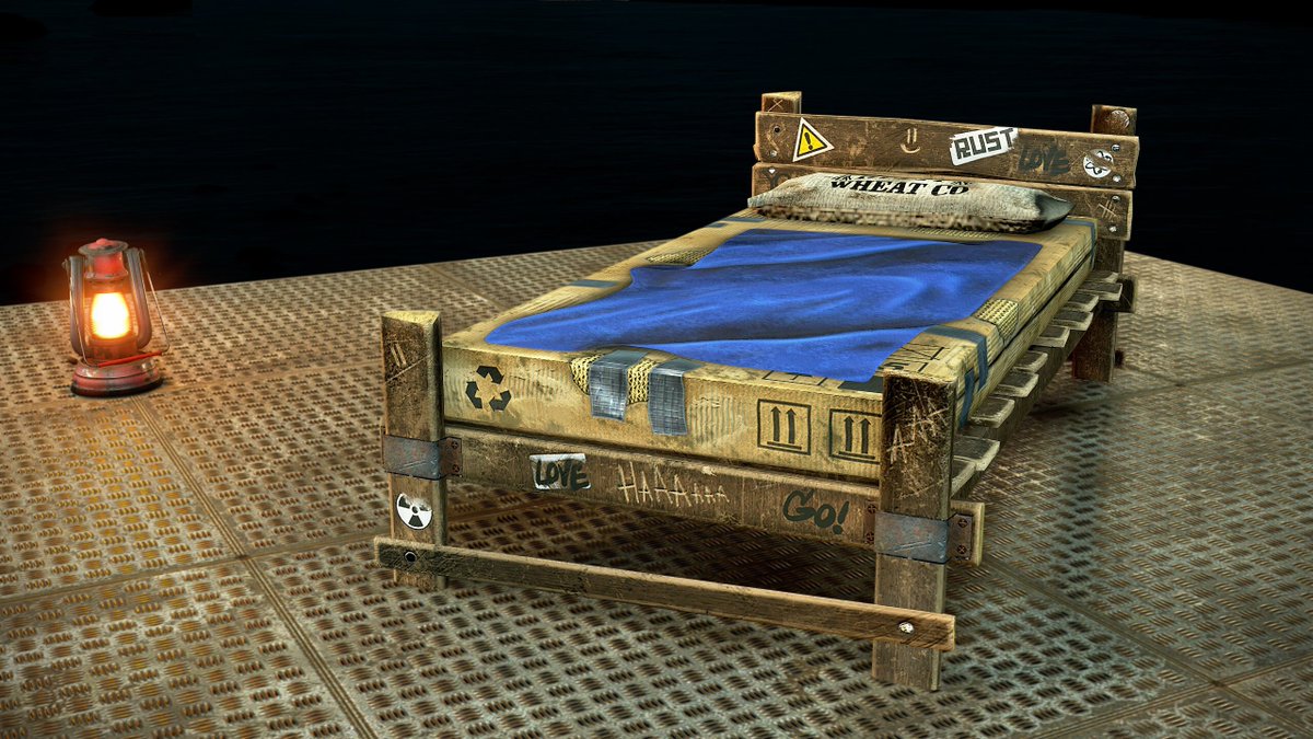 Improvised Bed🌾for this week 
<a href="/playrust/">Rust</a> 

steamcommunity.com/sharedfiles/fi…

#Rust #Rustworkshop #Rustskins
<a href="/FcpnchStds/">facepunch</a> <a href="/gerrmanman/">ThatGermanGuy</a> @hedgesnvideos