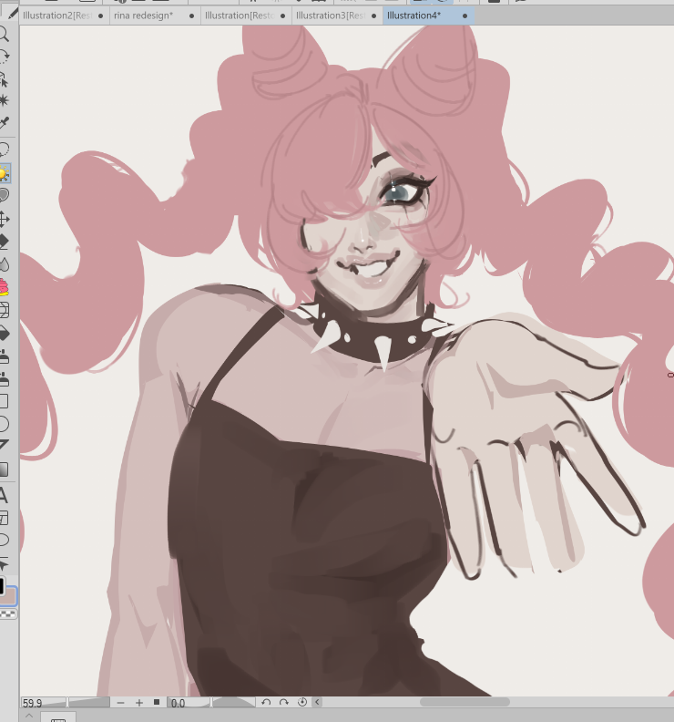 ggumidanshi's tweet image. lasso tool warm up