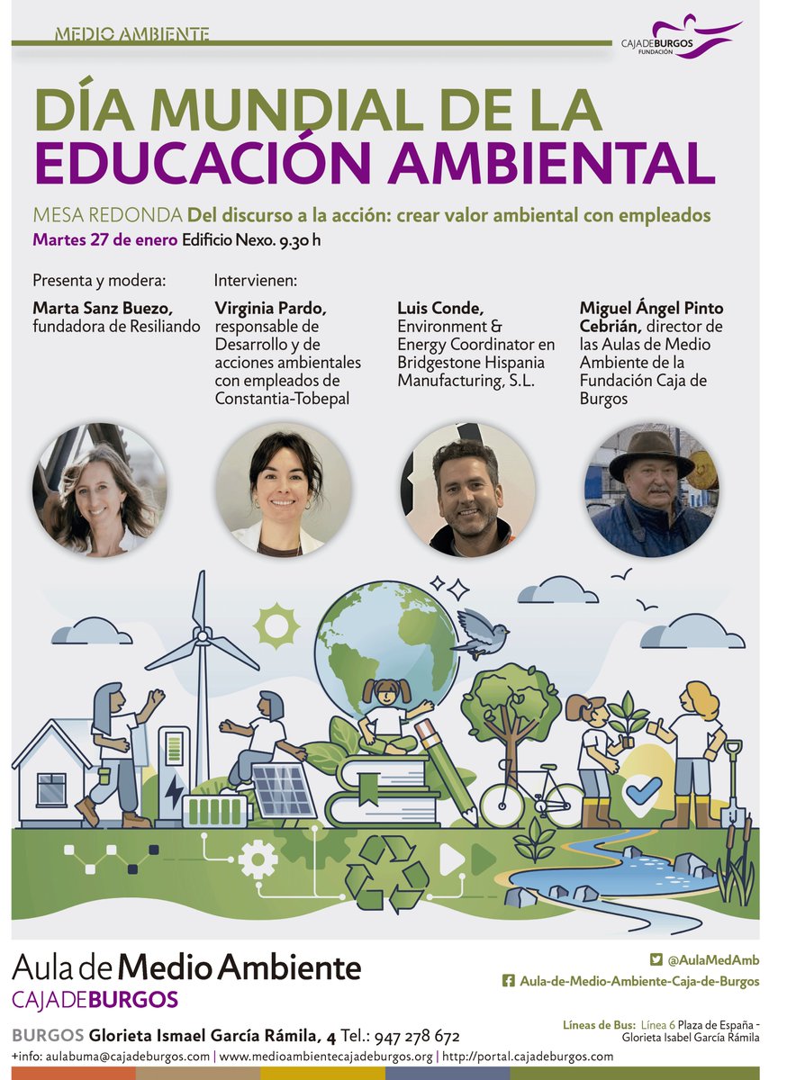 AulaMedAmb's tweet photo. Estas son nuestras propuestas para celebrar el próximo 𝗗𝗶́𝗮 𝗜𝗻𝘁𝗲𝗿𝗻𝗮𝗰𝗶𝗼𝗻𝗮𝗹 𝗱𝗲 𝗹𝗮 𝗘𝗱𝘂𝗰𝗮𝗰𝗶𝗼́𝗻 𝗠𝗲𝗱𝗶𝗼𝗮𝗺𝗯𝗶𝗲𝗻𝘁𝗮𝗹 en Burgos, Palencia y Valladolid

¡Os esperamos!

➕ info: https://t.co/bKJ9EqQ1fk
#DíaInternacionaldelaEducaciónAmbiental https://t.co/3wS8j2mHSO