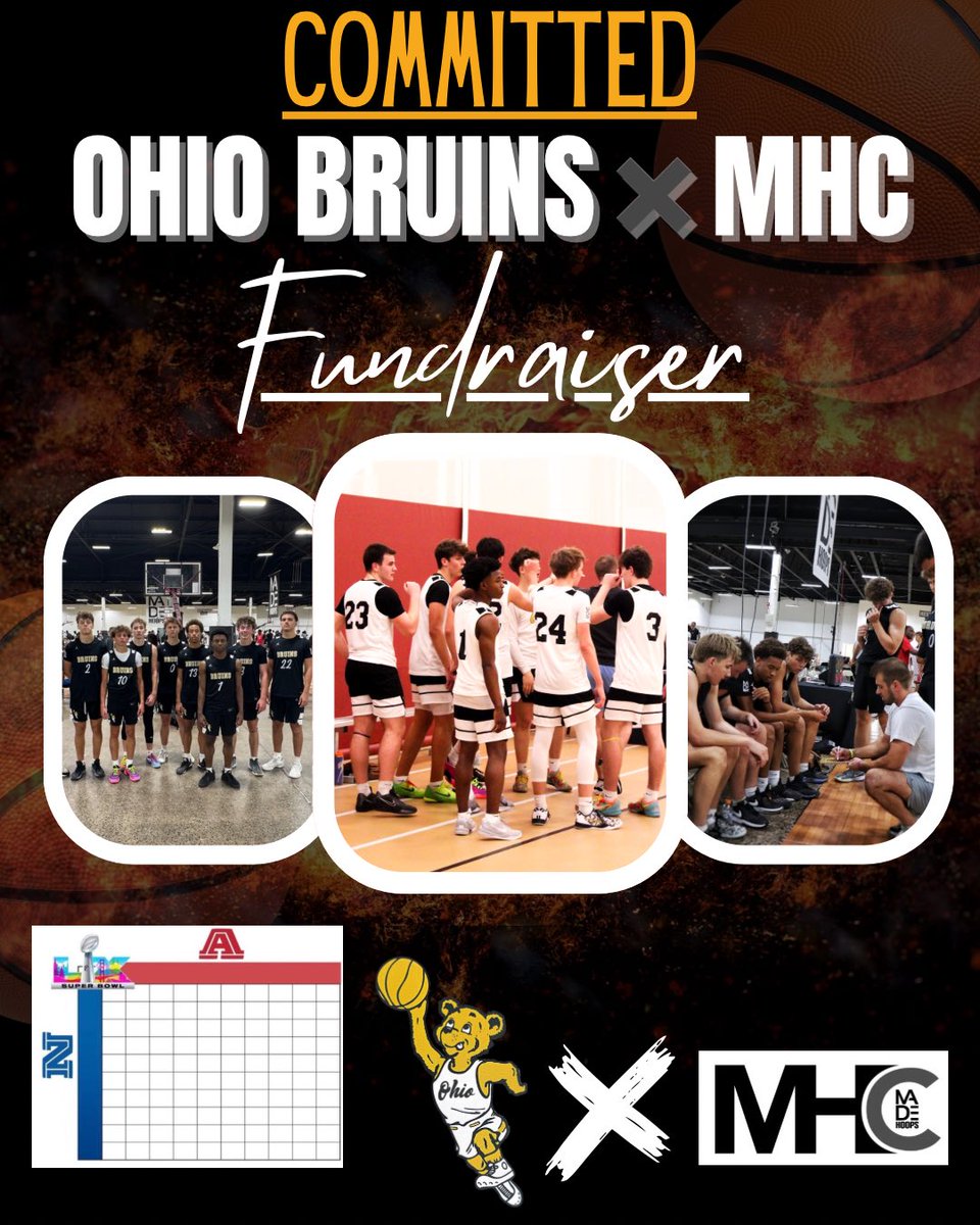 BruinsOhio's tweet image. $20 Football fundraiser boards are now up! 
💰PAYOUTS: Qtr 1: $250, Qtr 2: $250, Qtr 3: $250, Final: $250
📲Contact: MUST TEXT 440-213-1417 FIRST to confirm your squares. 
📝 Acceptable Payment Forms: Venmo - Apple Pay - Zelle Cash App.