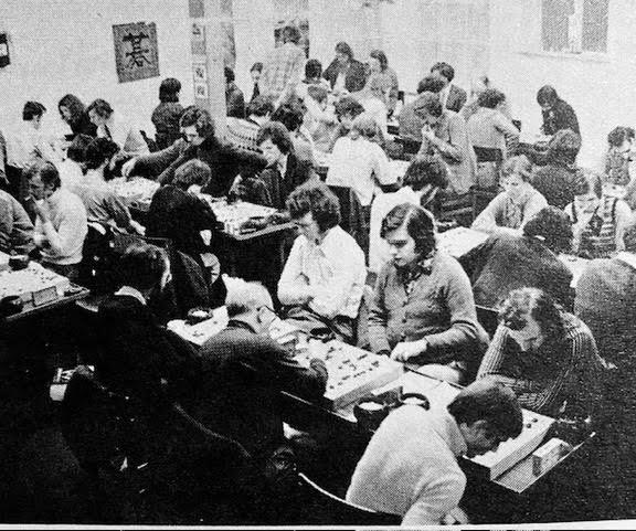 London Open Go Congress 50 years ago at the original LGC: 138 people from 37 countries. Won by K. Hirama 6D, with the top European being Robert Rehm, 4D, NL #igo #baduk #weiqi #gogame