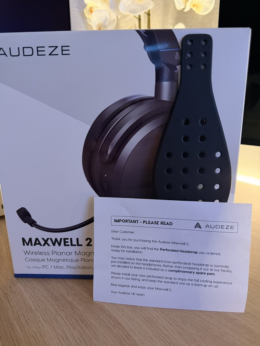 Thank you <a href="/Audeze/">Audeze</a> Audeze Maxwell 2