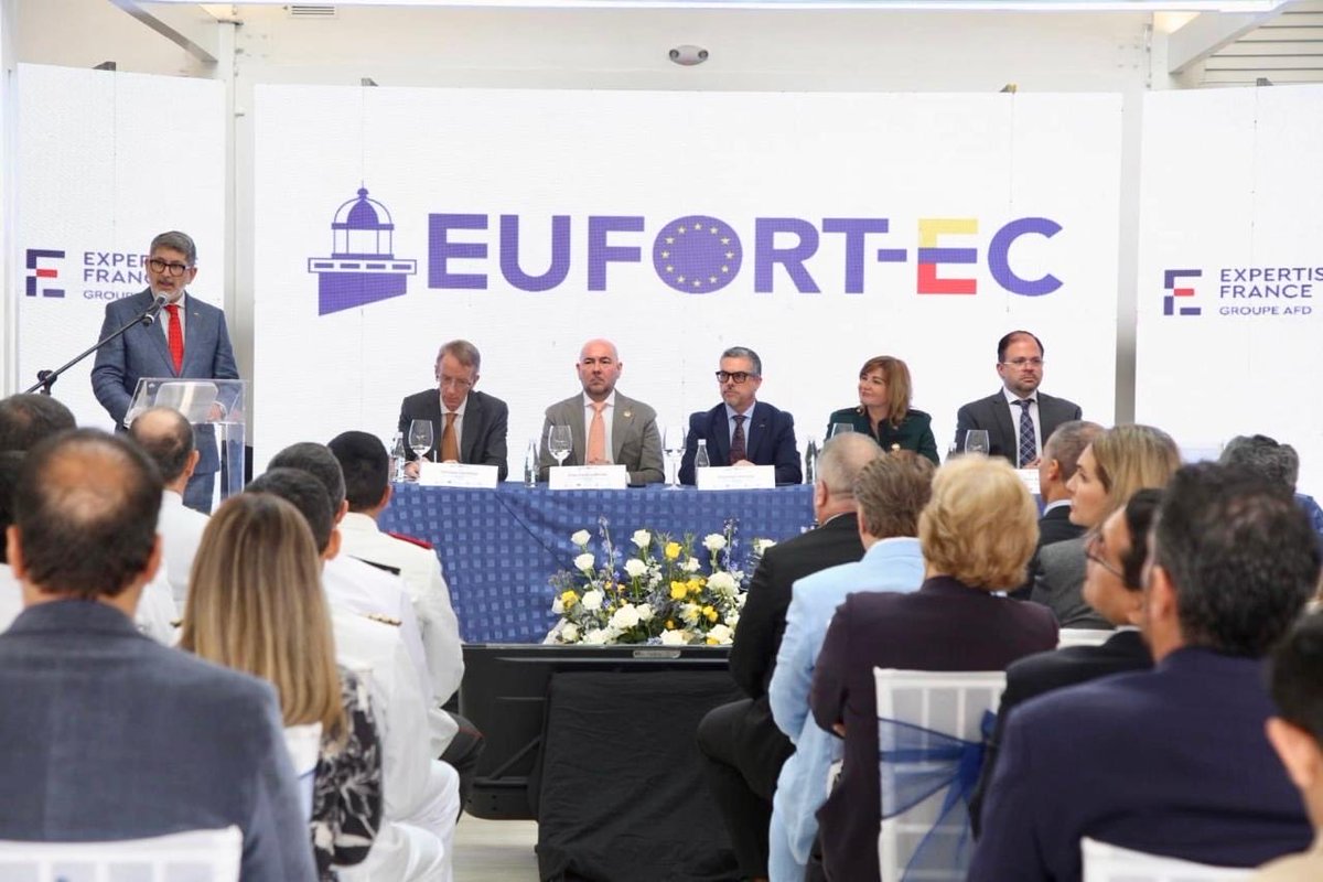 El Canciller (s) destacó que la 🇪🇺ha sido un socio clave para el país y que, con el proyecto EUFORT-EC de <a href="/expertisefrance/">Expertise France</a>, la relación se fortalece para enfrentar un desafío prioritario: combatir el crimen organizado transnacional y fortalecer la seguridad ciudadana.