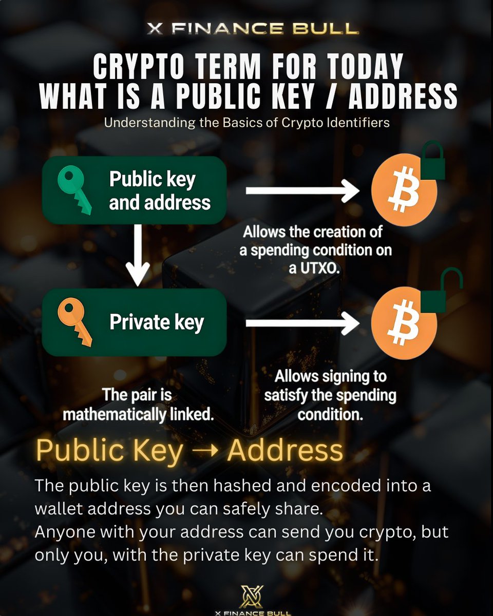 Ownership is a digital signature, not a contract ✨ Public keys are like a  mailbox anyone can drop crypto into. Private keys are the only way to  unlock it. This simple cryptography