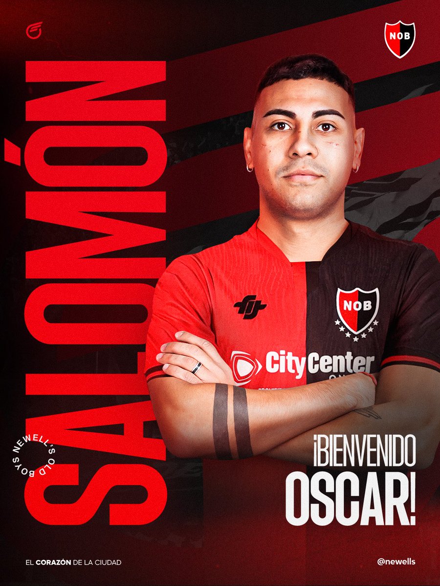Newells's tweet image. Oscar Salomón se viste de Rojinegro 👊🏼

¡Bienvenido al Parque! 🔴⚫️