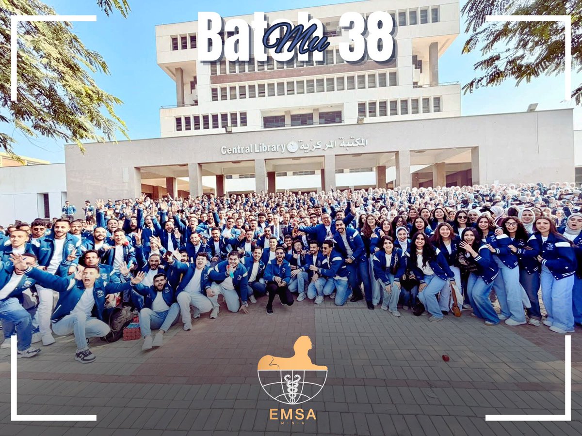 EmsaMinia's tweet photo. مبروك لدفعة طب 38 👩‍⚕️👨‍⚕️🎓
سنين تعب، ضغط، سهر، ودموع… والنهارده كله اتحول لفخر 💙
مبروك يا أبطال، اللي جاي أحلى وأقوى بإذن الله ✨

#EMSA
#Bulding_the_legacy
#MU_Batch_38 https://t.co/qXnP1i5sSL