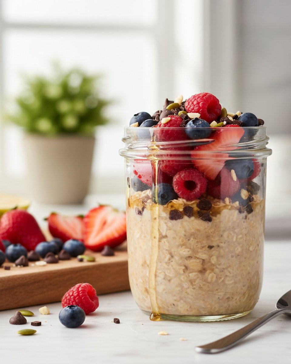 SmoothiesQeen's tweet photo. Overnight oats: breakfast or dessert? Yes.

https://t.co/RSFuUJUeOL      

#OvernightOats #BreakfastHack   #HealthyBreakfast #MealPrepIdeas #NoCookBreakfast #BreakfastInAJar   #EasyRecipes #HealthyEating #GrabAndGoBreakfast #OatsRecipe https://t.co/M02J75POBG