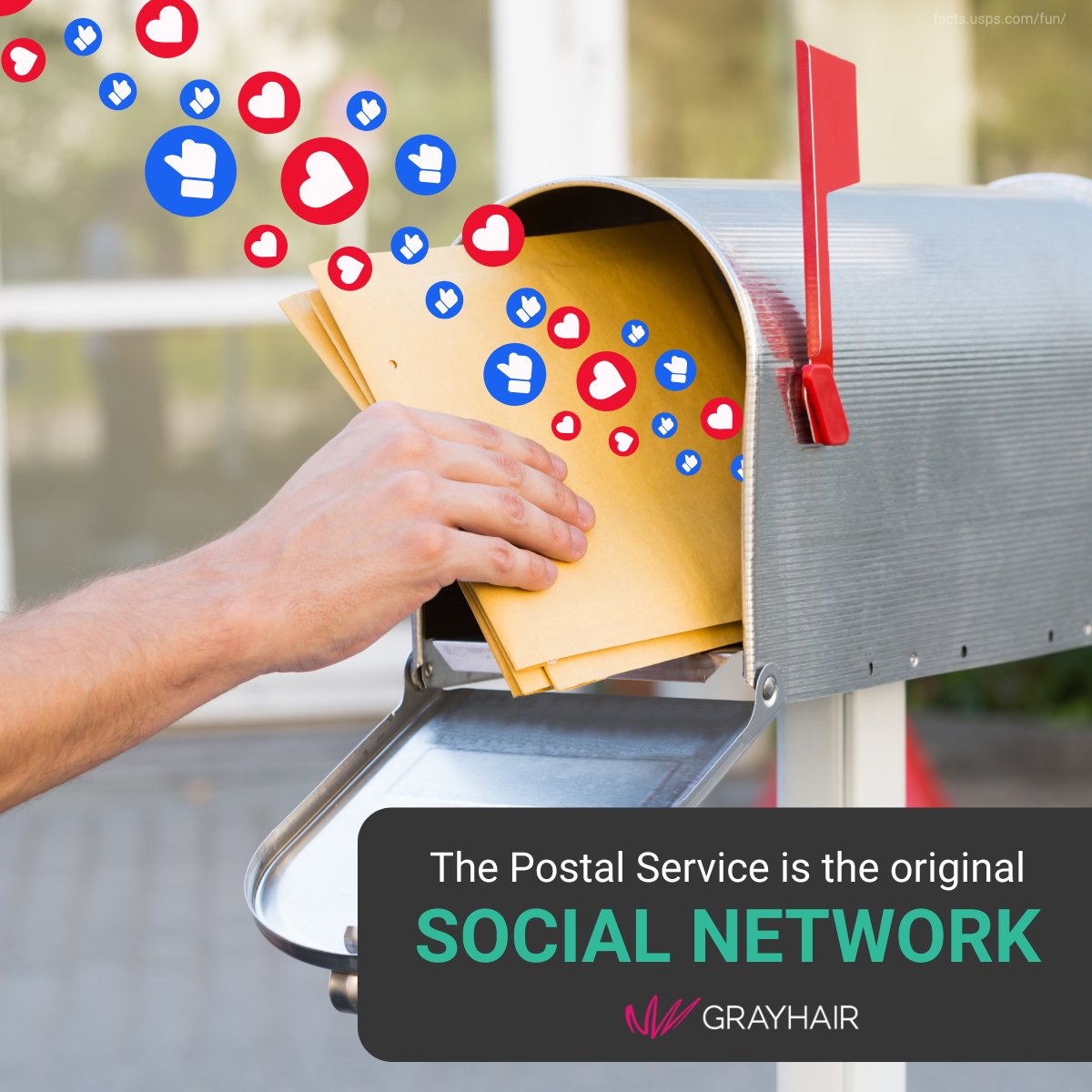 Before you could slide into DMs, before you could double-tap, before the internet even existed, people connected through mail. USPS was Facebook, Instagram, and texting all rolled into one. hubs.ly/Q03-nXjZ0 

#USPS #SnailMail #BeforeTheInternet