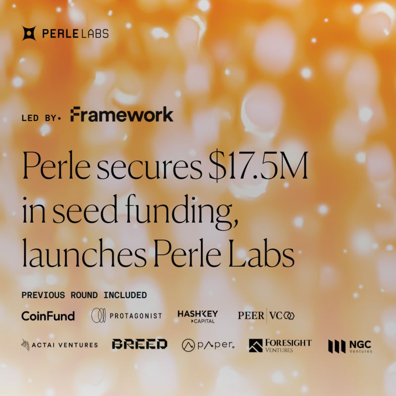 Can sıkıntısından testnet düştük vol.2 [KAYDET]

• Testnet: <a href="/PerleLabs/">Perle Labs</a> 🪂

→ Seed Raised: 17.5M $$$$
→ Investors Lead: Framework VC

Perle Points farmlıyorum "perle (.)xyz"

🧵

• Cüzdan bağladım

• Mail girdim (çöp)

• KOD: pKiqua "opsiyonel"

• Görevleri yaptım

• Daha