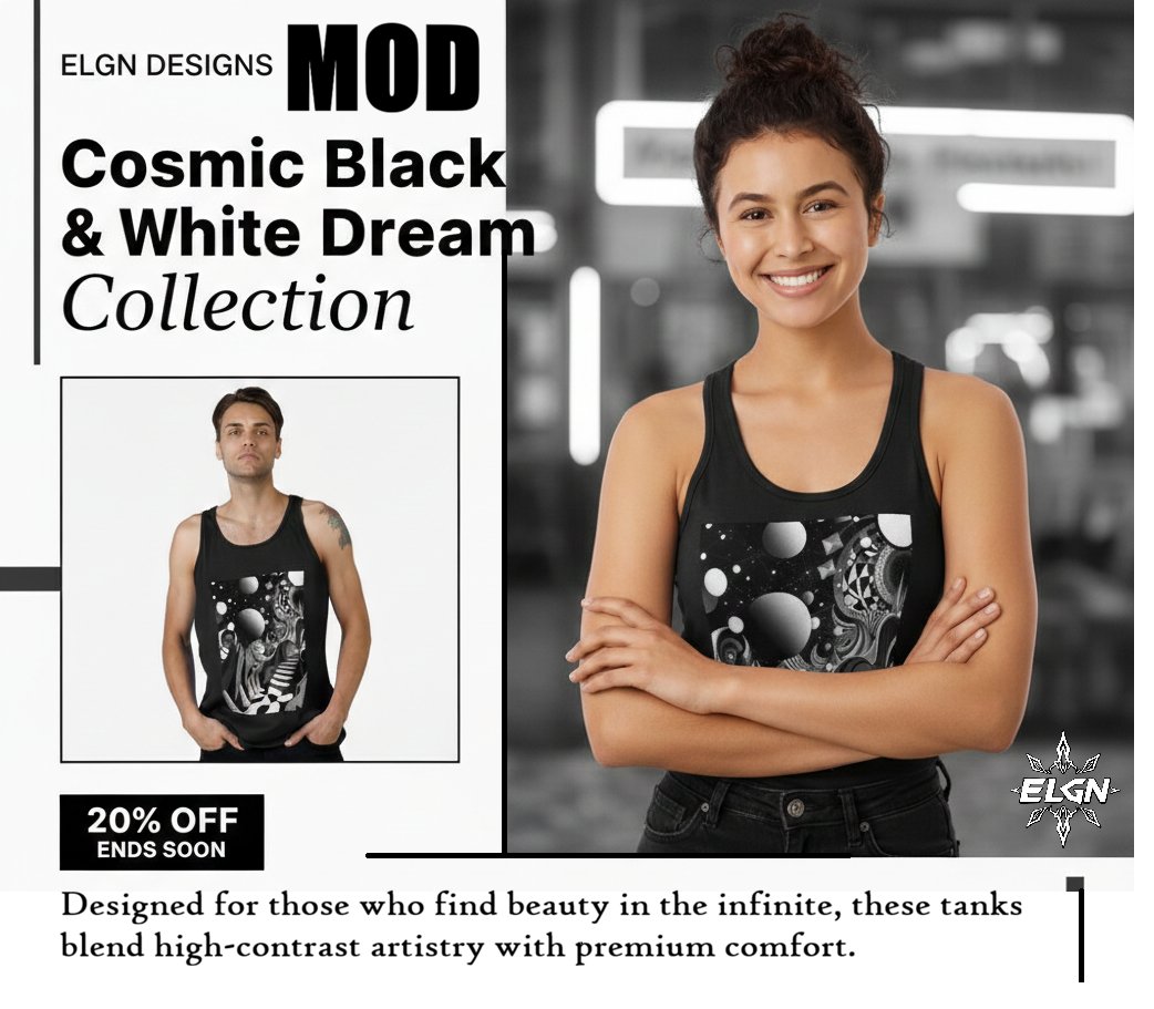 ELGNDESIGNS's tweet image. 👉redbubble.com/i/tank-top/Cos…
ELGNDESIGNS MOD | UNISEX
#GraphicTankTop #CosmicStyle #StatementTop #FashionFinds #EverydayStyle #AestheticWear