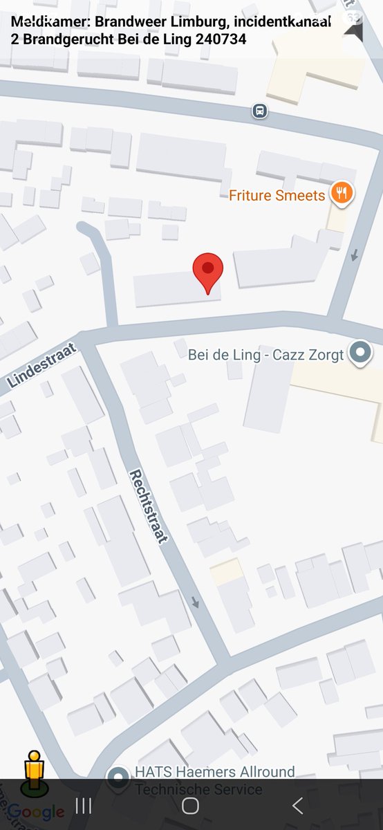 Brandgerucht in Landgraaf