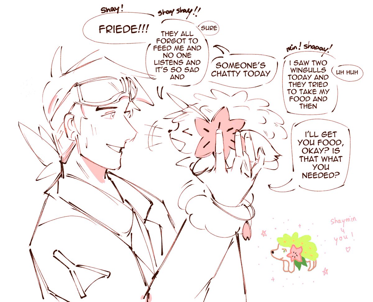 braveolivine's tweet image. thank you to the wonderful shaymin artist... i gave her to friede