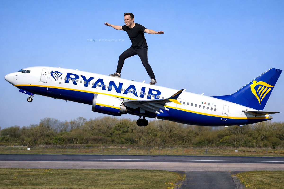 Many people think Elon is joking when he says he’s thinking about buying Ryanair.

At first, it may look like classic Elon humor. But if you look a little closer, there’s more going on here than just a joke.

This all started with a public back-and-forth on 𝕏. 

Ryanair’s CEO,